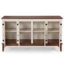 Ver imagem 2 de Buffet Antoine 4 Portas Cor Off White com Amendoa 149cm - 66293