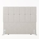 Ver imagem 6 de Cabeceira Casal 140cm Bouclé Estofada Design Moderno para Quarto Linea