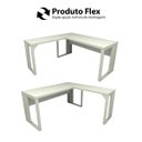 Ver imagem 4 de Mesa de Escritório em L Linha Industrial Metalon Tampo 40mm