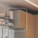 Ver imagem 2 de Módulo Aéreo para Quarto 1 Porta Elegance Marrom/Niquel/Angelin