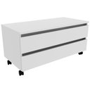 Ver imagem 1 de Gabinete Para Banheiro 2 Gavetas Bn3603 Branco
