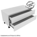 Ver imagem 5 de Gabinete Para Banheiro 2 Gavetas Bn3603 Branco