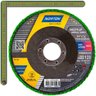 Disco Flap 4.1/2 Pol Grão 120 Standard com 100 Unidades Norton - 2