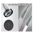 Ver imagem 3 de Torneira Misturador Gourmet Preto Flexível Cozinha Parede