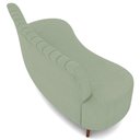 Ver imagem 7 de Sofá 2 Lugares para Sala Living 135cm Pés Palito Tamar K04 Bouclê Verde Água - Mpozenato