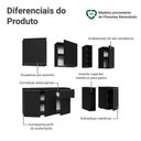 Ver imagem 4 de Armário de Cozinha Compacta 180 Cm Suspenso Preto Nice Madesa 04