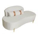 Ver imagem 1 de Sofá Orgânico 2 Lugares Living Maitê 2,20m Élpis Móveis Linho Bege