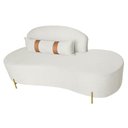 Ver imagem 3 de Sofá Orgânico 2 Lugares Living Maitê 2,20m Élpis Móveis Linho Bege