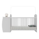 Ver imagem 4 de Berço Cômoda Cajuzinho para Colchão 60x130cm Multimóveis Bb0516 Branco
