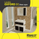 Ver imagem 1 de Oxford Branco c/Fresno Negro 80x31x40 - Gabinetto