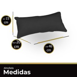 Almofada de Maca Almofada para Maca de Estetica Suede - 4
