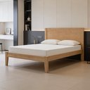 Ver imagem 3 de Cama Casal de Madeira Maciça para Colchão 138x188 Mazzaro F06 Freijó - Lyam Decor