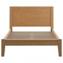 Ver imagem 2 de Cama Casal de Madeira Maciça para Colchão 138x188 Mazzaro F06 Freijó - Lyam Decor