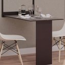 Ver imagem 5 de Mesa Dobrável Retrátil de Parede 100x64 Preto