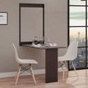 Ver imagem 1 de Mesa Dobrável Retrátil de Parede 100x64 Preto