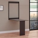 Ver imagem 7 de Mesa Dobrável Retrátil de Parede 100x64 Preto
