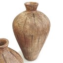 Ver imagem 5 de Kit Vasos Decorativos em Poliresina Amadeirado 3PÇS