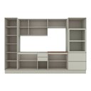 Ver imagem 4 de Cozinha Completa Fineze 11 Portas 4 Gavetas com Vidro 100% MDF Areia Hp/Cinamomo - Henn