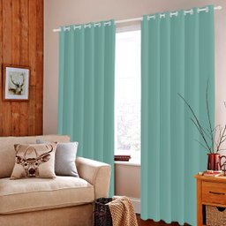 Cortina Blackout 280x180 Corta Luz Bloqueia Calor - Azul - 2