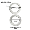 Ver imagem 5 de Cortina Blackout 280x180 Corta Luz Bloqueia Calor - Azul