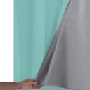 Ver imagem 3 de Cortina Blackout 280x180 Corta Luz Bloqueia Calor - Azul