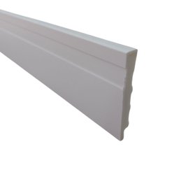 Rodapé Poliestireno Frisado Fv 01x07cm - 2,4m - 1