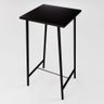 Mesa Bar Bistrô Alta Madeira Industrial Black Don Castro Decor Conjunto de Mesas e Cadeiras Preto - 1