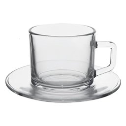 Jogo de Xícaras em Vidro 176mL - Conjunto 12 Peças para Café e Chá - 2