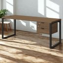 Ver imagem 2 de Mesa Escritorio com Gaveteiro 190 Cm Industrial Frame Munique Kappesberg