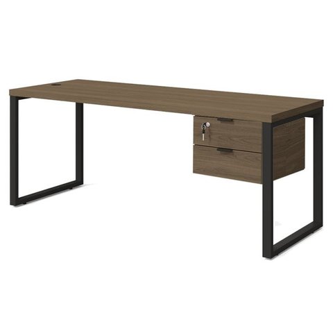 Mesa Escritorio com Gaveteiro 190 Cm Industrial Frame Munique Kappesberg