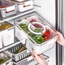 Ver imagem 2 de Pote Organizador de Geladeira Frutas e Verduras com Cesto 7,6l