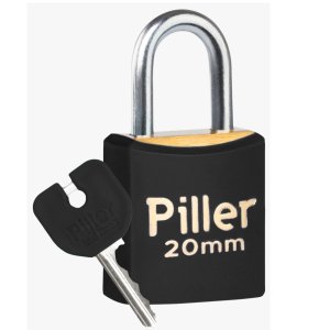 Cadeado 20mm Preto - Piller