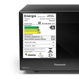 Micro-ondas Panasonic Smartsense 30l Preto Nn-gt68lbru 110v - 10