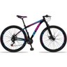 Bicicleta MX1 Aro 29 Quadro Alumínio Suspensão 21 Marchas Freio a Disco Mecânico - GT Sprint - Preto - 1