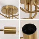 Ver mais imagens de Lustre Sputnik Assimetrico 5 Lampadas E27 Luminaria Candelabro Sala Quarto Sala de Jantar Recepçao C