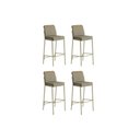 Ver imagem 1 de Kit 4 Banquetas Sala Jantar Duo 1753 4 Un Dourado/linho Bamboo/ano Bamboo - Carraro