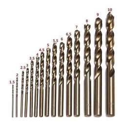 Kit 15 Brocas Cobalto Furar Aço, Ferro, Cobre 1.5 A 10 Mm S.G STYLE - 1