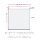 Ver imagem 2 de Persiana Rolo Translucida Marrom - 1,50m X 1,30m