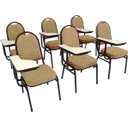 Ver imagem 1 de Kit com 6 Cadeiras para Auditórios Linha Hotel Bege