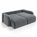 Ver imagem 3 de Sofá Cama Casal Retrátil e Reclinável 4 Lugares Chumbo Uruguai 256cm