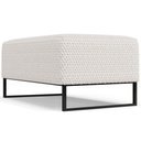 Ver imagem 5 de Kit 02 Puff Decorativo para Sala de Estar Cléo Base de Ferro Preto 90 Cm W01 Bouclê Cru - Lyam