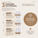 Ver imagem 6 de Berço Tico 100% MDF para Colchão 130x70cm Branco Brilho