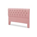 Ver imagem 1 de Cabeceira Estofada Madeira Cama Box Solteiro Madri:rosa