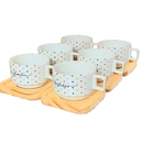 Ver imagem 6 de Conjunto 6 Xícaras Café Chá C/ Pires Pinus-200ml Empilháveis