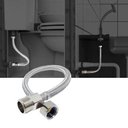 Ver imagem 4 de Engate Rabicho Mangueira Flexivel 60cm 1/2 Polegadas Ajustavel Kit 12 Uni Aço Inox trançado Pia Torn