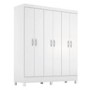 Ver imagem 7 de Guarda-Roupa Casal 6 Portas Falco Yescasa