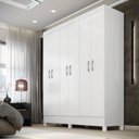 Ver imagem 2 de Guarda-Roupa Casal 6 Portas Falco Yescasa