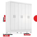 Ver imagem 6 de Guarda-Roupa Casal 6 Portas Falco Yescasa