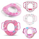 Ver imagem 2 de Assento Infantil Troninho para Vaso Sanitario com Alcas e Acolchoado Confortavel Desfral de Bebe Men