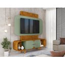 Ver imagem 3 de Estante Home Embaú para Tv de 75" Naturalle/pistache - Bechara